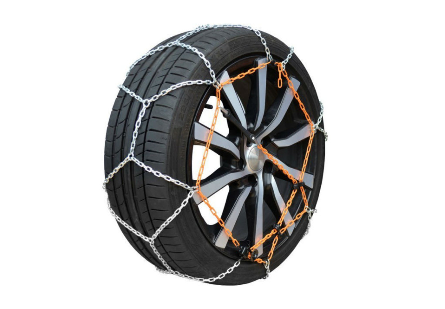 Chaînes à Neige 9 Mm Homologuées Italie EN 16662-1 – Montage Rapide Pour SUV Et Utilitaires, Pneus R14 à R19