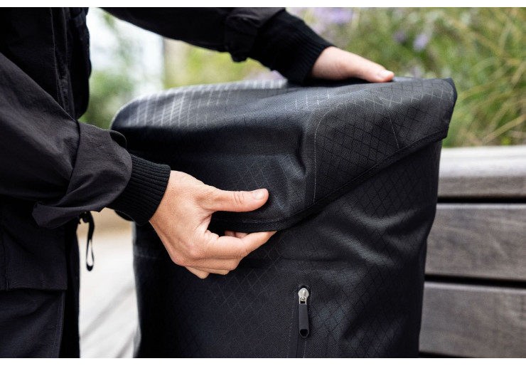 Sac à dos Ortlieb Soulo Metrosphere Black Embossed