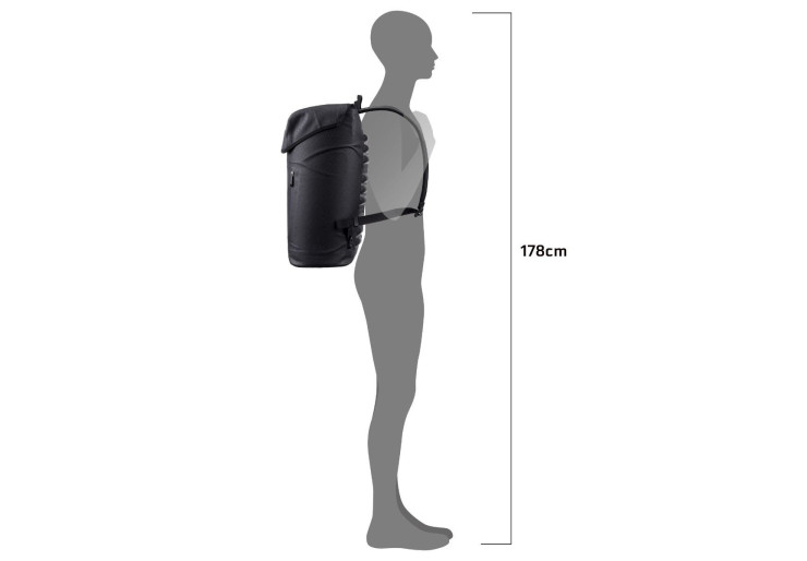 Sac à dos Ortlieb Soulo Metrosphere Black Embossed