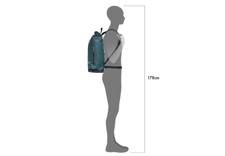 Sac à dos Ortlieb Commuter-Daypack City 27L Rooibos