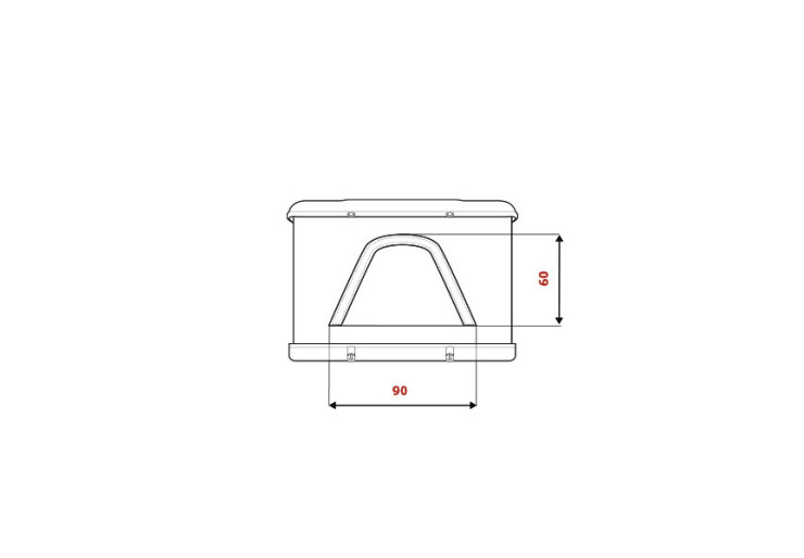 Tente de toit Autohome Maggiolina Airlander S X-Long Gris