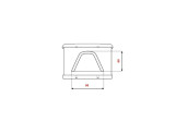 Tente de toit Autohome Maggiolina Airlander S X-Long Gris