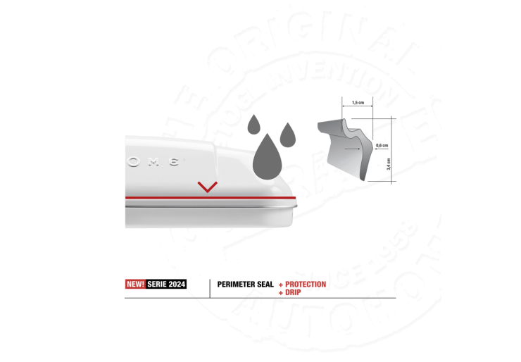 Tente de toit Autohome Maggiolina Airlander S X-Long Gris