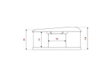 Tente de toit Autohome Maggiolina Airlander Plus Small Blackstorm