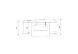 Tente de toit Autohome Maggiolina Airlander S X-Long Gris