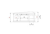 Tente de toit Autohome Maggiolina Airlander Plus Small Blackstorm
