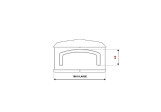 Tente de toit Autohome Maggiolina Airlander Plus Small Blackstorm
