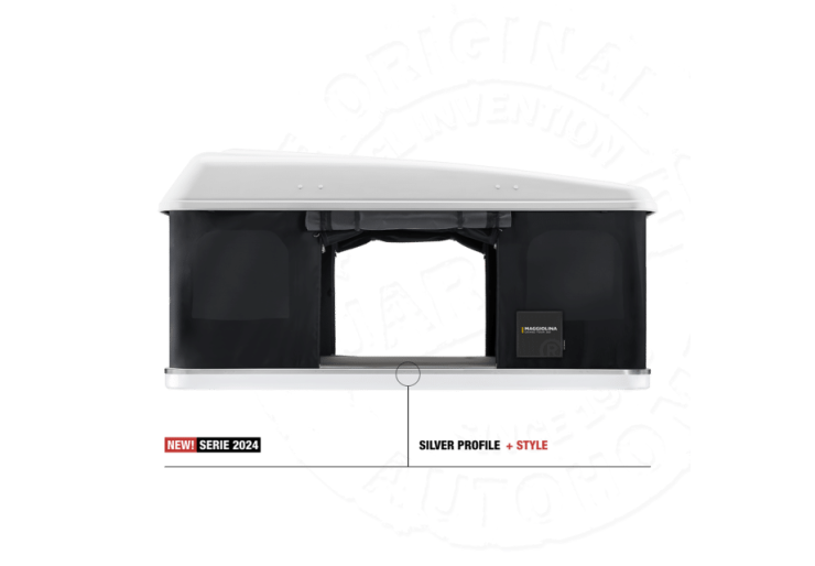 Tente de toit Autohome Maggiolina Grand tour 360° Small Carbone