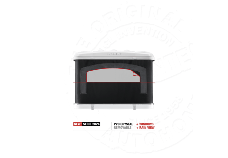 Tente de toit Autohome Maggiolina Grand tour 360° Small Carbone