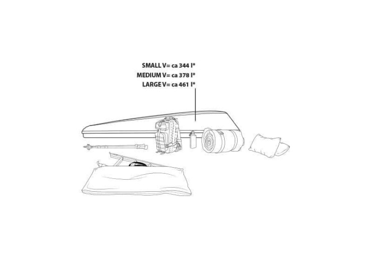 Tente de toit Autohome Maggiolina Grand tour 360° Small Carbone