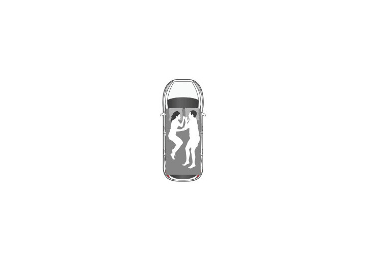 Tente de toit Autohome Maggiolina Grand tour 360° Small Carbone