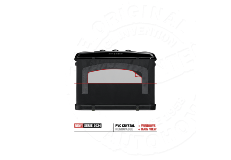 Tente de toit Autohome Maggiolina Grand tour 360° Small Blackstorm