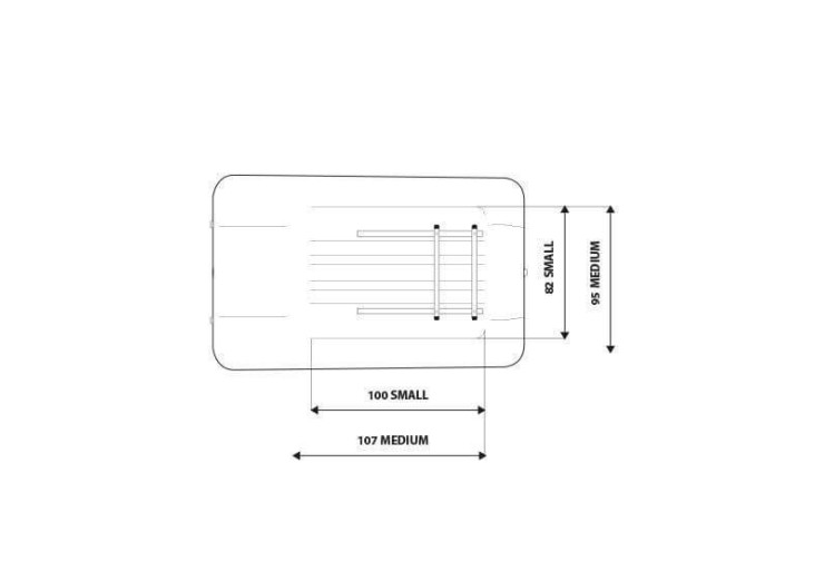 Tente de toit Autohome Maggiolina Extrême Small Blackstorm