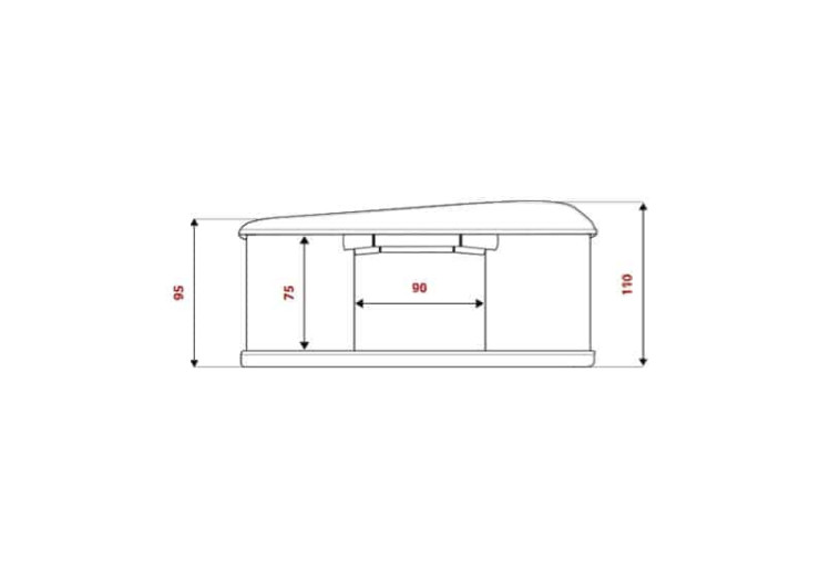 Tente de toit Autohome Maggiolina Carbon fiber Small