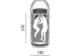 Tente de toit Autohome Maggiolina Carbon fiber Small