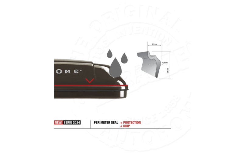 Tente de toit Autohome Maggiolina Carbon fiber Small