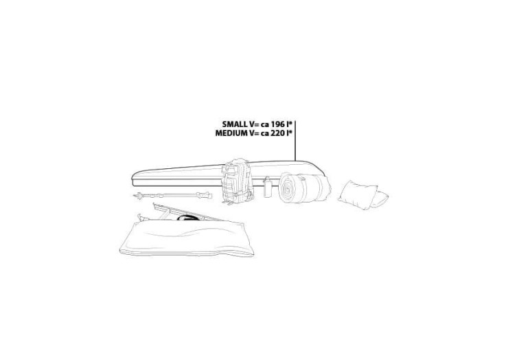 Tente de toit Autohome Maggiolina Carbon fiber Small