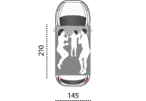 Tente de toit Autohome Maggiolina Carbon fiber Small
