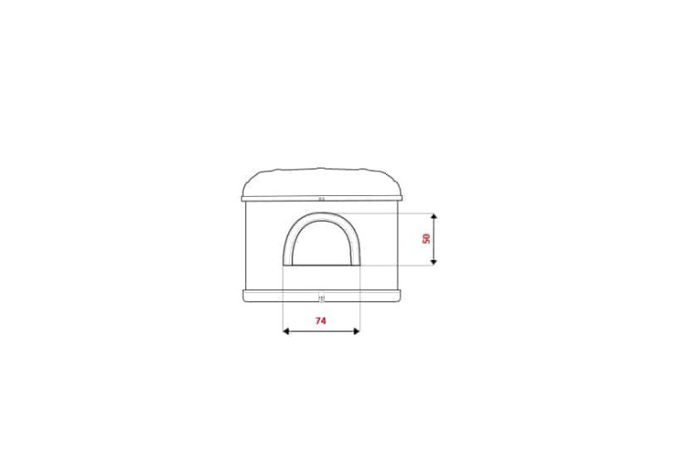 Tente de toit Autohome Airtop Classique Small Gris