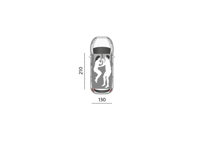 Tente de toit Autohome Airtop Classique Small Gris