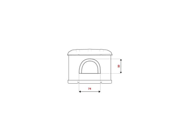 Tente de toit Autohome Airtop Classique Small Gris