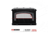 Tente de toit Autohome Maggiolina Airtop 360° Black Storm