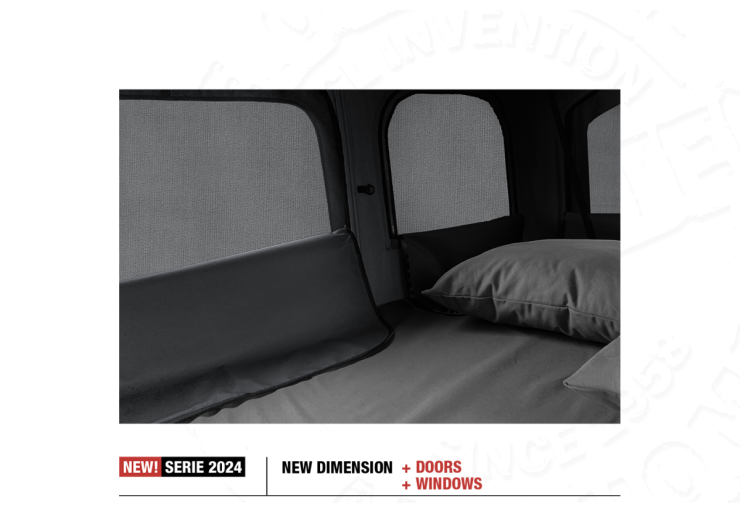 Tente de toit Autohome Maggiolina Airtop 360° Black Storm