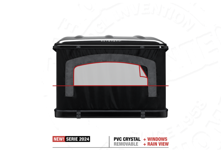 Tente de toit Autohome Maggiolina Airtop 360° Black Storm