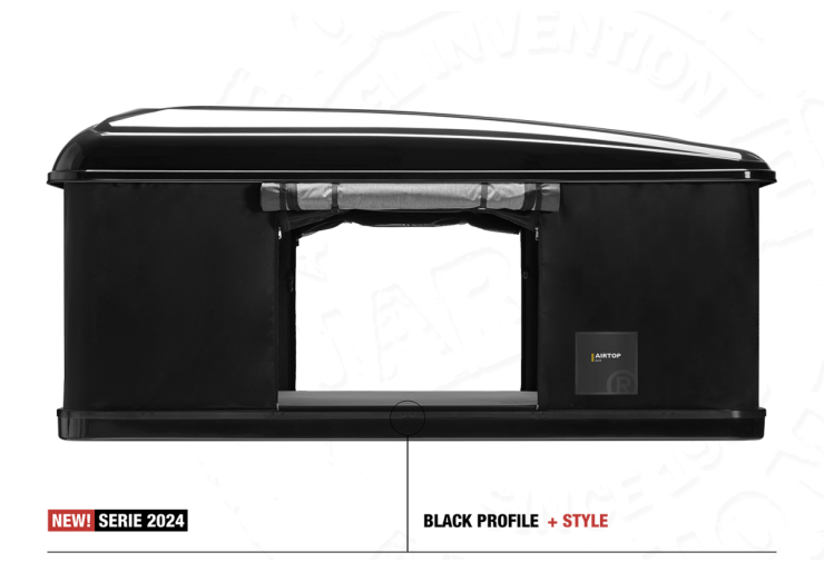 Tente de toit Autohome Maggiolina Airtop 360° Black Storm