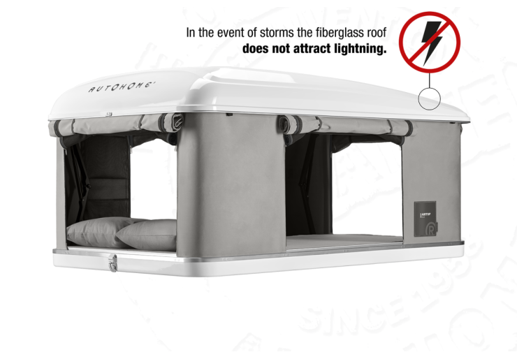 Tente de toit Autohome Airtop Plus Small Gris