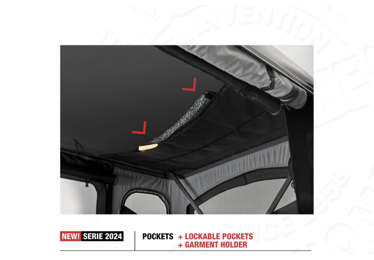 Tente de toit Autohome Airtop Plus Small Gris