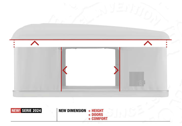 Tente de toit Autohome Airtop Plus Small Blackstorm