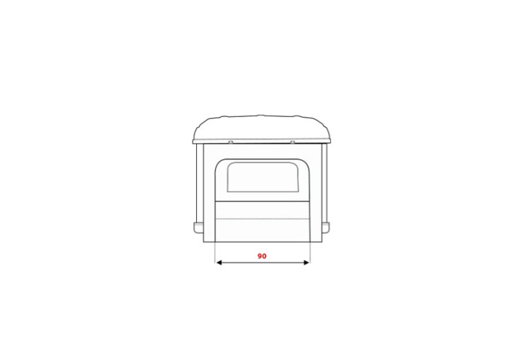 Tente de toit Autohome Airtop Plus Small Blackstorm