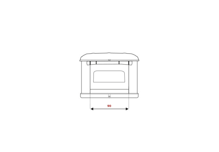 Tente de toit Autohome Airtop Plus Small Blackstorm