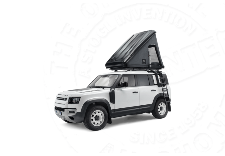 Tente de toit Autohome Columbus Land rover Small X-Long Carbone