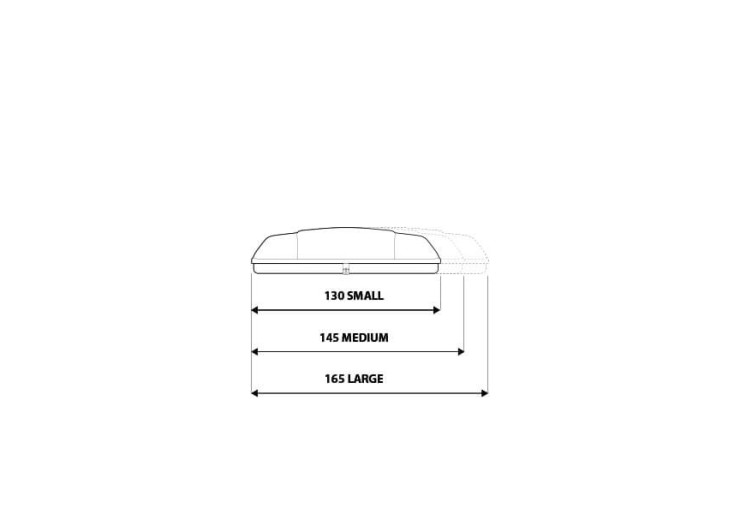 Tente de toit Autohome Columbus Variant Small Gris