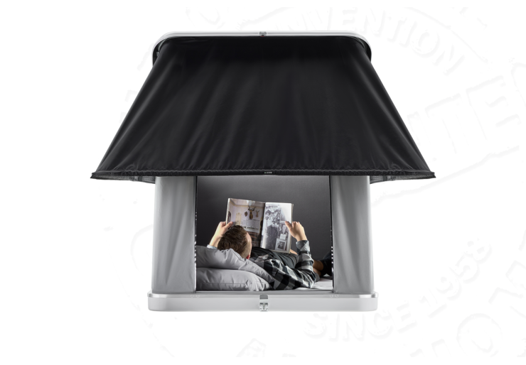 Tente de toit Autohome Columbus Variant Small Gris
