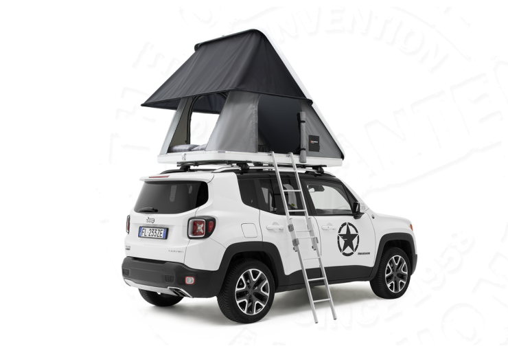 Tente de toit Autohome Columbus Variant Small Gris