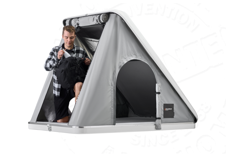 Tente de toit Autohome Columbus Variant Small Gris