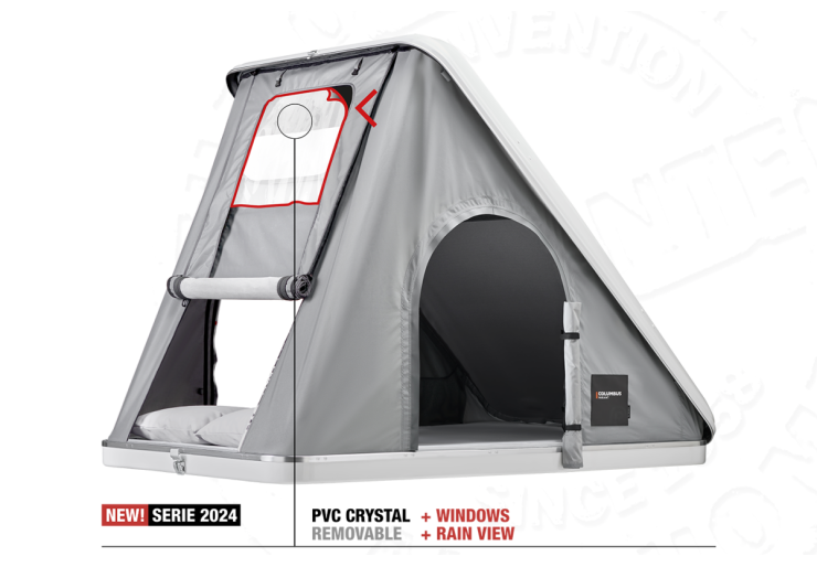 Tente de toit Autohome Columbus Variant Small Gris