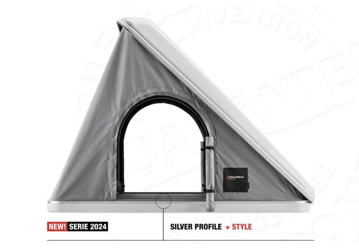 Tente de toit Autohome Columbus Variant Small Gris