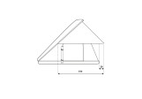 Tente de toit Autohome Columbus Variant Small Gris