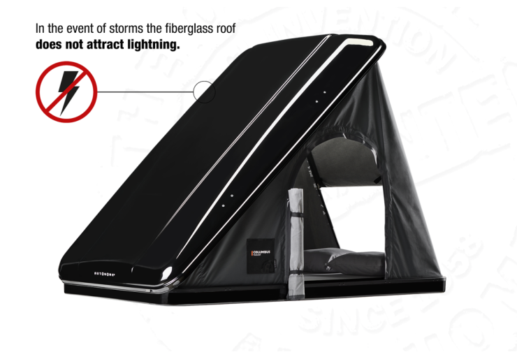 Tente de toit Autohome Columbus Variant Small Blackstorm
