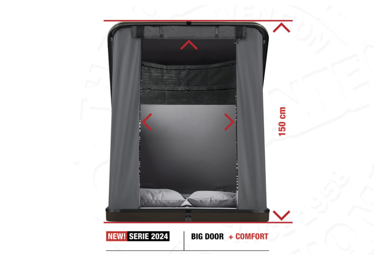 Tente de toit Autohome Columbus Carbon fiber Small