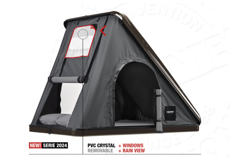 Tente de toit Autohome Columbus Carbon fiber Small