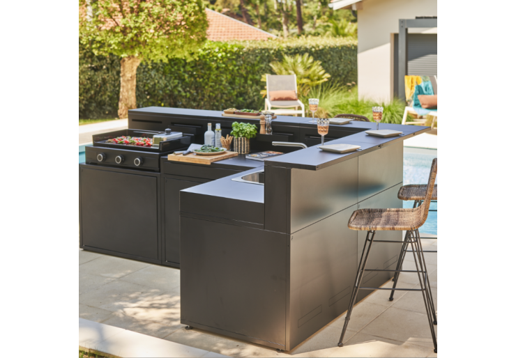 Pack cuisine extérieur Forge Adour 4 éléments