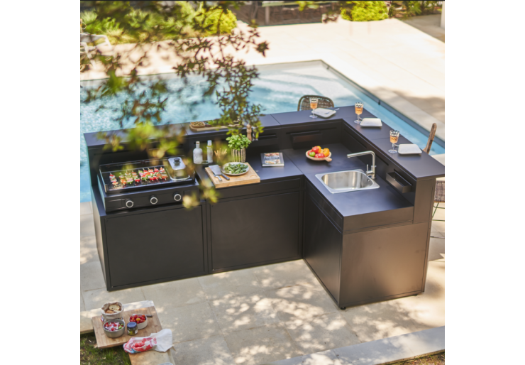 Pack cuisine extérieur Forge Adour 4 éléments