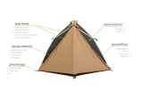 Tente Canvascamp Apex 500