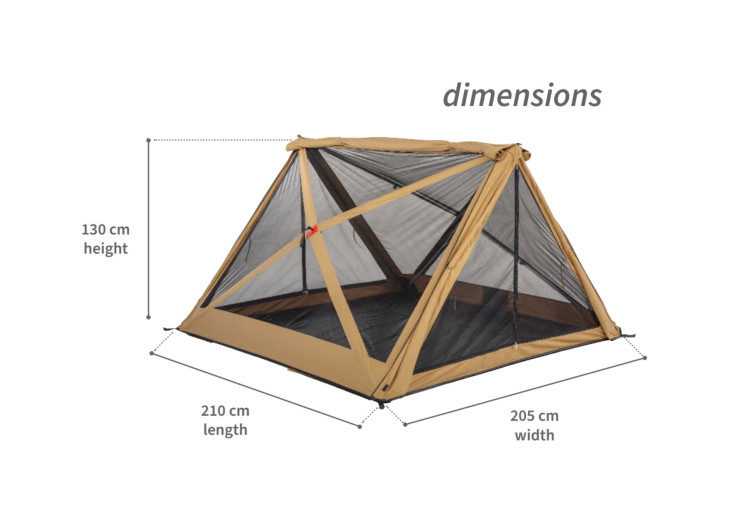 Tente Canvascamp Apex 500