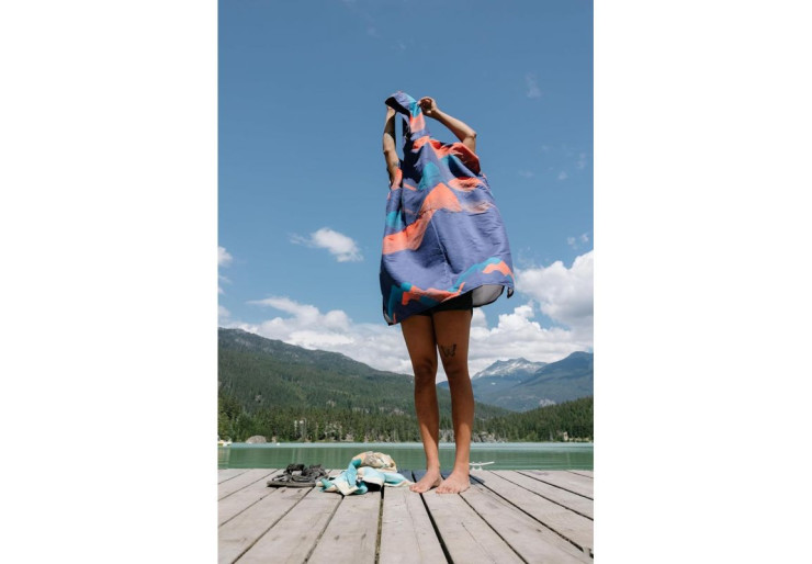 Poncho Riso Wave S/M PackTowl - Serviette microfibre